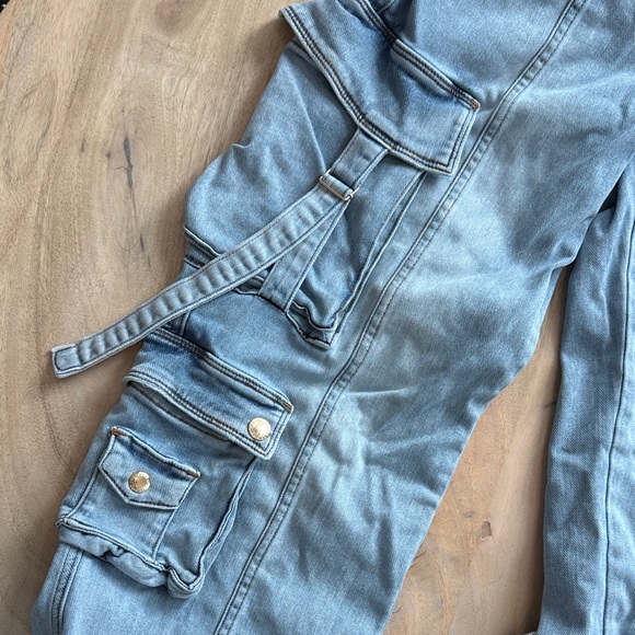 RETROFETE Alejandra Cargo Jeans Denim - Picture 7 of 11